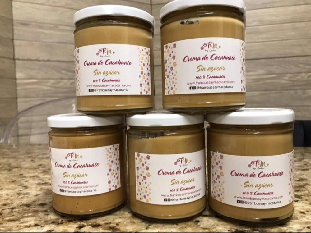 Crema de Cacahuate sin ázucar 250 Grs.